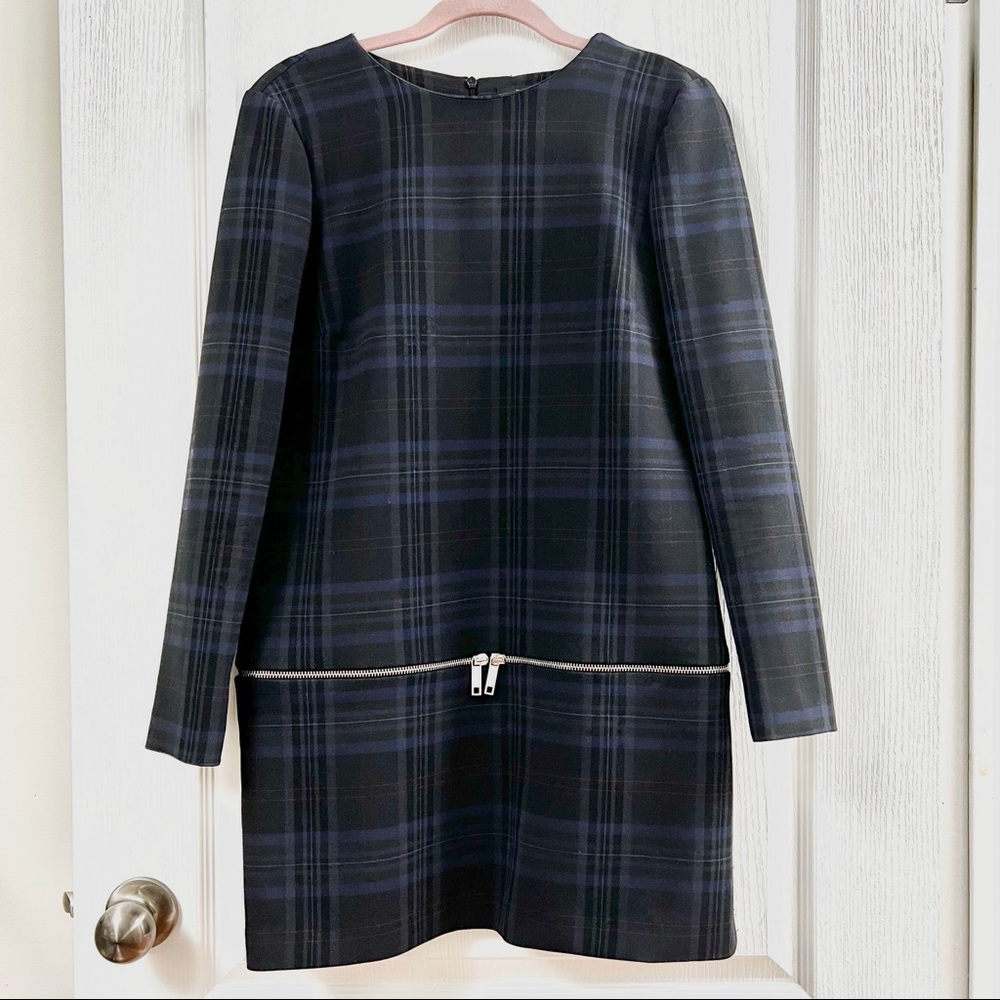CHECKED DRESS WITH ZIP - Picture 5 of 7